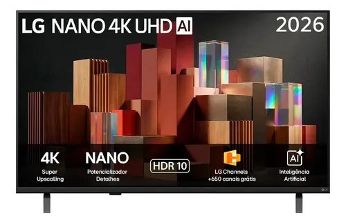 Smart TV LG 50 polegadas 4K UHD NanoCell AI WebOS 50UN85