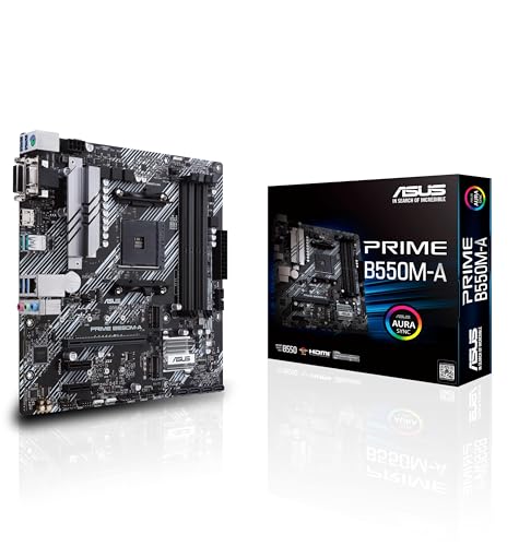 Placa Mae ASUS Prime B550M A, DDR4, Socket AM4