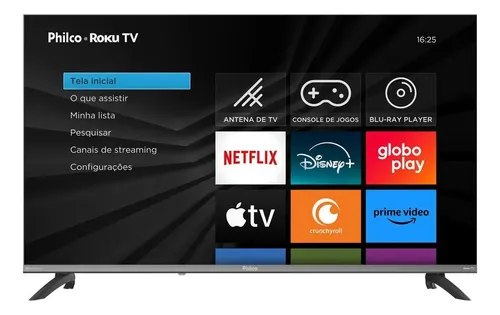 Smart TV Philco 40 polegadas Full HD Roku TV PTV40