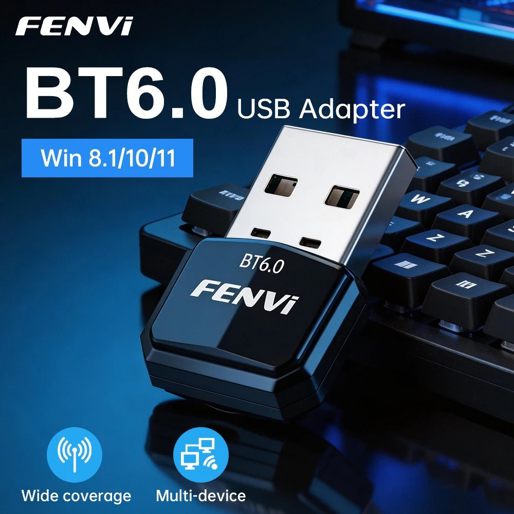 Kit 5 Adaptadores USB Bluetooth 6.0 FENVI para PC
