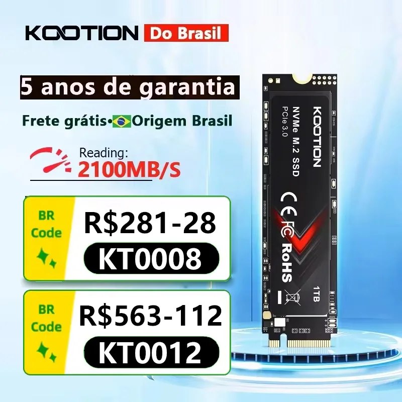 SSD M.2 NVMe Kootion X15 Lite 2100MB/s