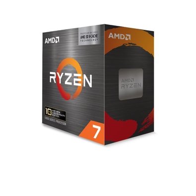 Processador AMD Ryzen 7 5800X3D com 8 núcleos, 16 threads, frequência de 3.4GHz e cache de 100MB, compatível com soquete AM4