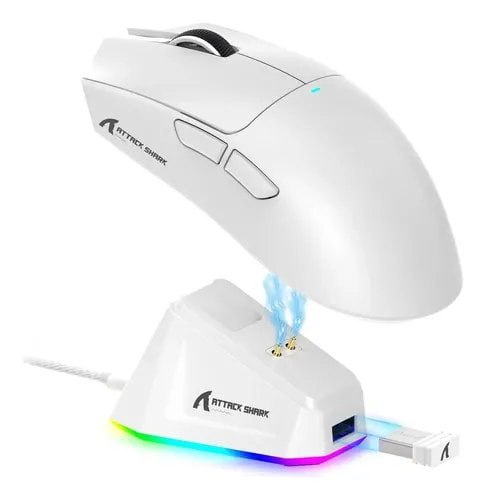 Mouse Gamer Sem Fio Attack Shark X11