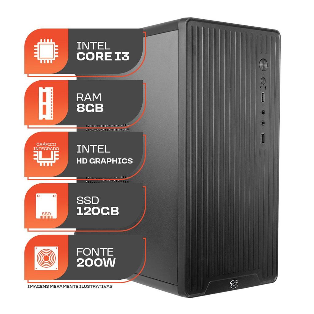 PC Home Essential S com Intel Core i3, RAM e SSD