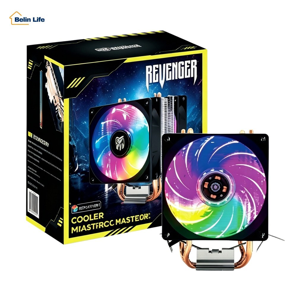 Cooler Processador Fan Duplo RGB 120W Direct Touch