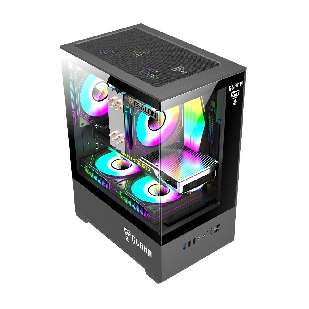 Gabinete Gamer Mid Tower para Micro ATX/ATX