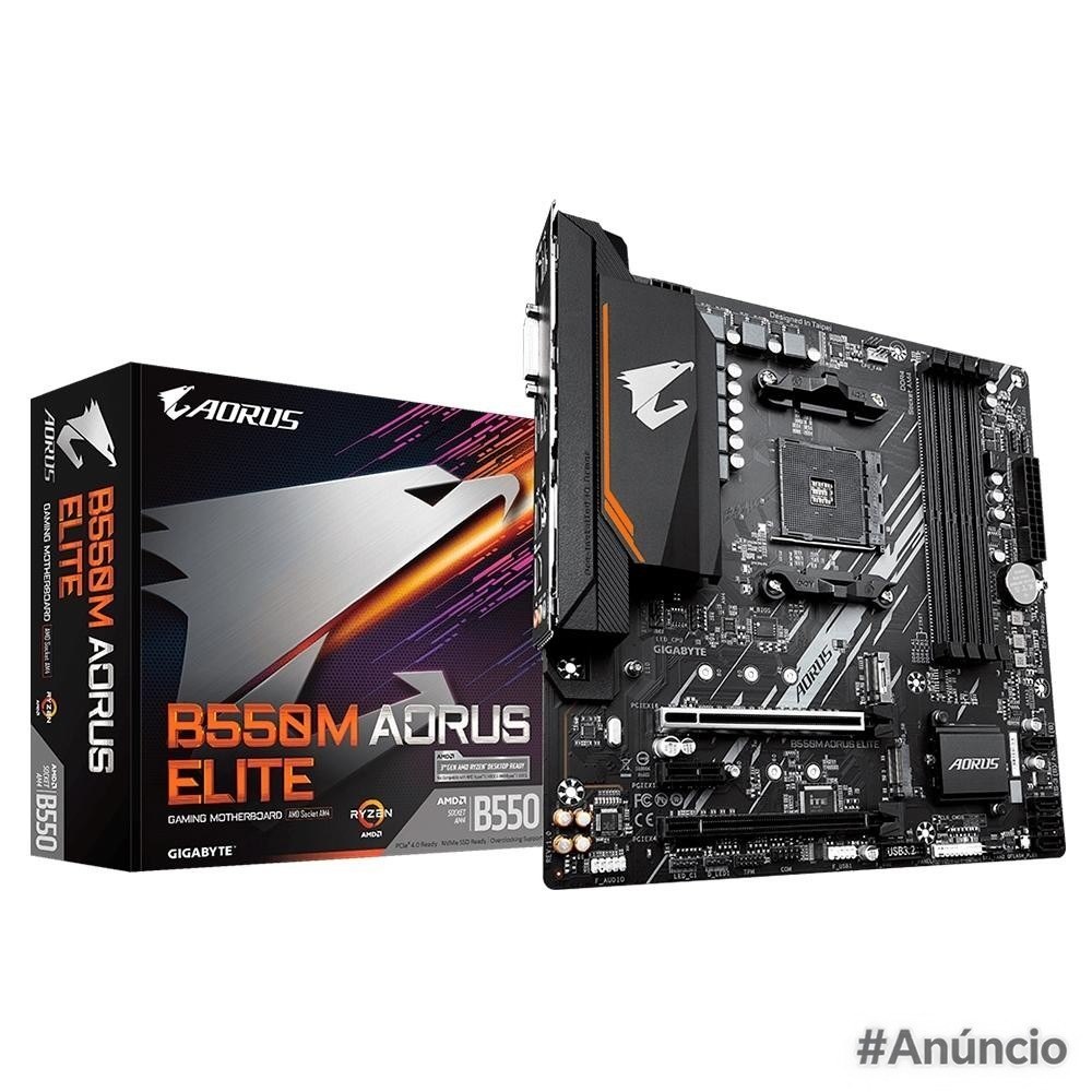 Placa Mae Gigabyte B550M Aorus Elite