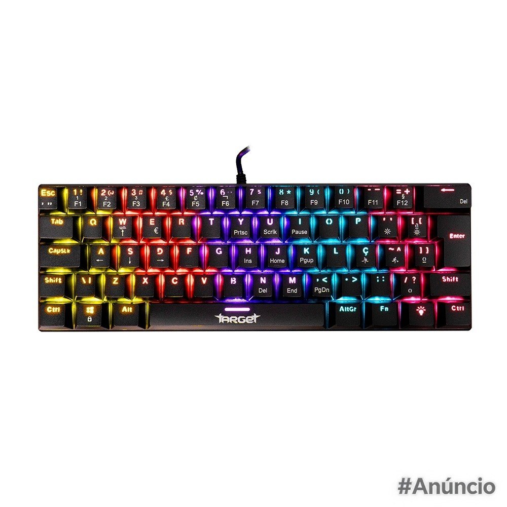 Teclado Mecanico TGT Sherman V3 C1 Rainbow ABNT2