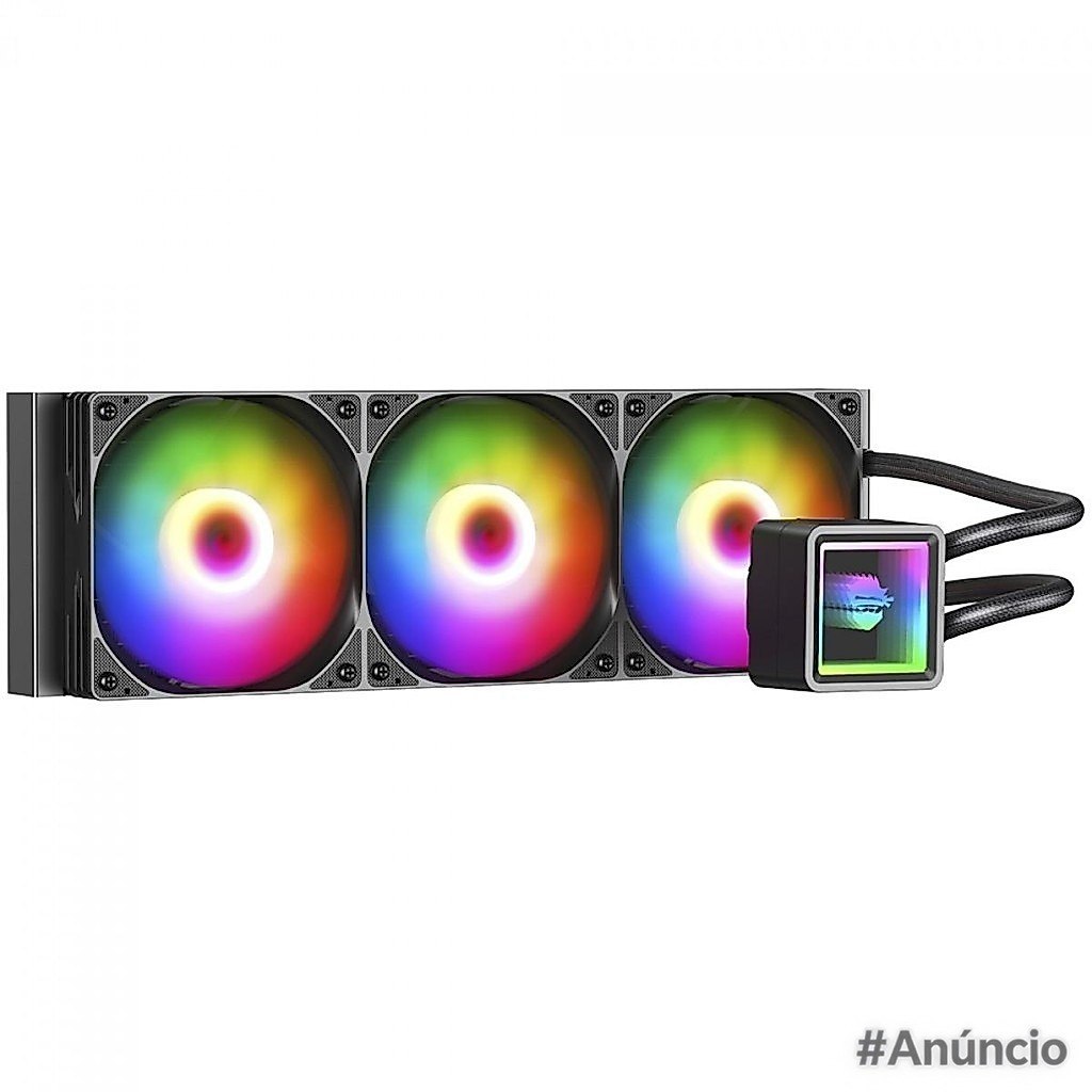 Water Cooler Gamer Ninja Yuki 360mm ARGB Intel/AMD
