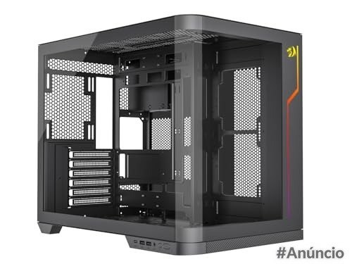 Gabinete Redragon Wideload Extreme Vidro Curvo Preto