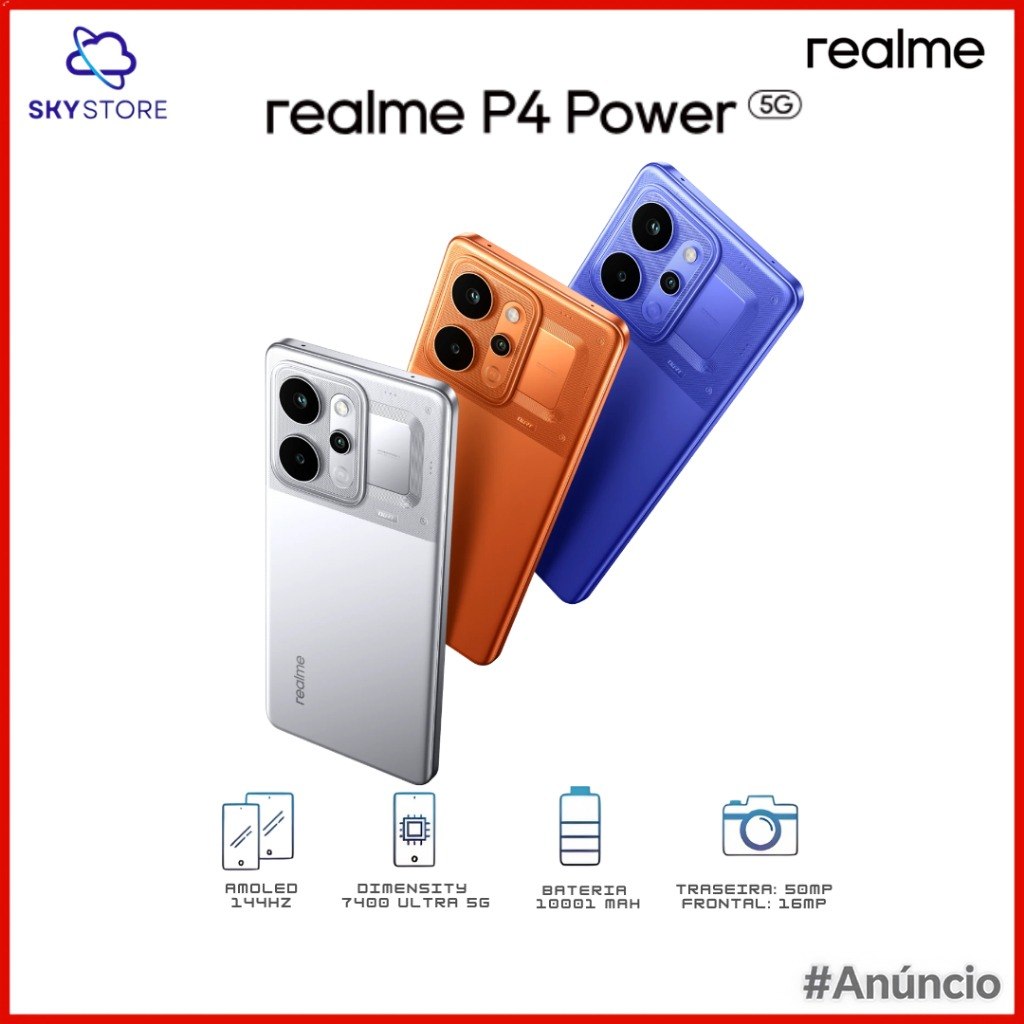 Smartphone Realme P4 Power 5G Versão Global