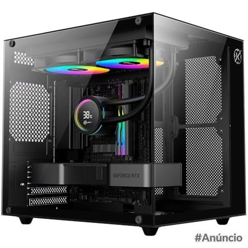Gabinete Gamer Kalkan Midgard Lite M-ATX Preto