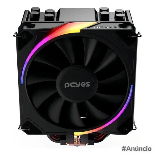 Cooler Para Processador Pcyes Frost Pulse Argb Black Vulcan