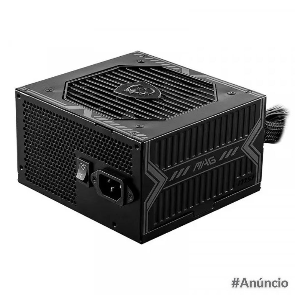 Fonte ATX MSI 650W MAG 2.4 PCIE 80 Plus Bronze 306-7ZPAX39-HH9