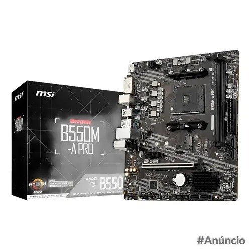 Placa-mãe Am4 Msi B550m A Pro Msi