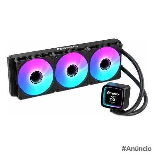 Water Cooler Obsid Pro 360 Digital Argb Amd E Intel Preto
