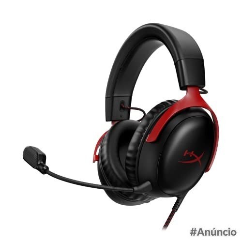 Headset Gamer HyperX Cloud III com Drivers de 53mm