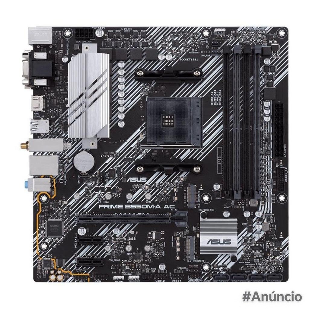Placa mãe ASUS Prime B550M-A AC