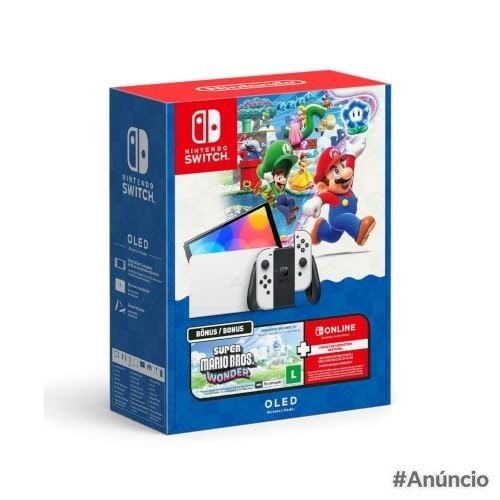 Bundle Nintendo Switch OLED + Super Mario Bros. Wonder + 3MO NOS