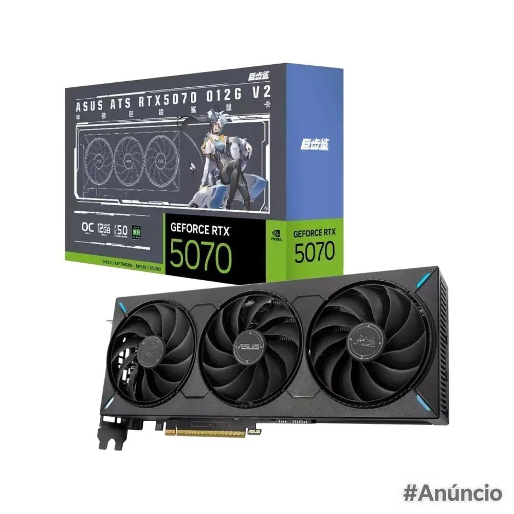 Placa de Vídeo Asus RTX 5070 ATS OC V2 12GB
