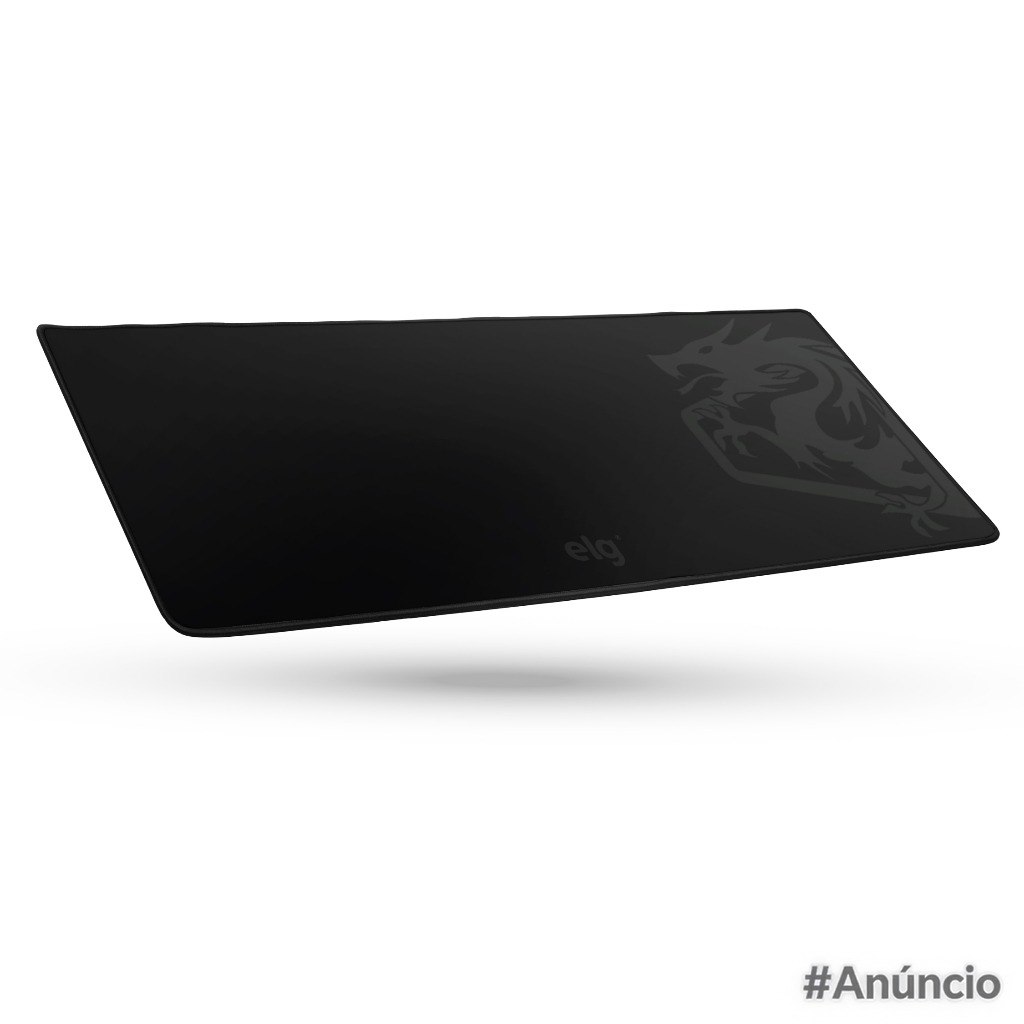 Mousepad Gamer Merak Speed Extra Grande 90x40cm Preto