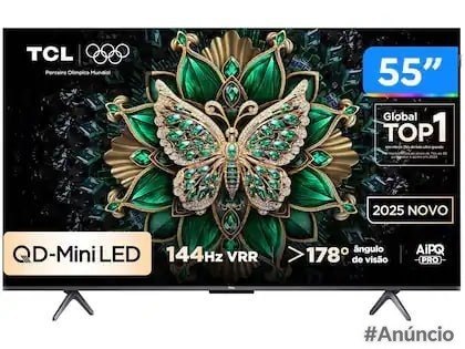 TCL 55C6K QD-Mini LED 55 polegadas