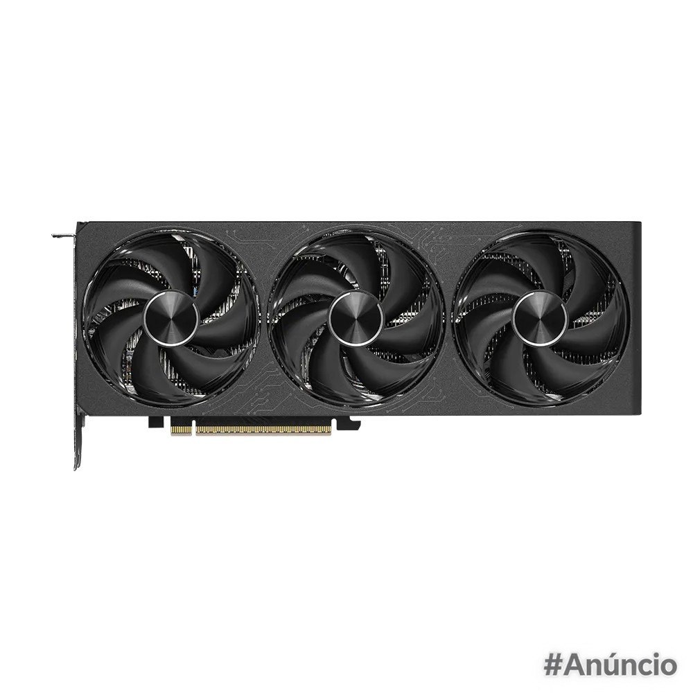 Placa de Vídeo MSI GeForce RTX 5080 INSPIRE 3X BLACK OC 16GB
