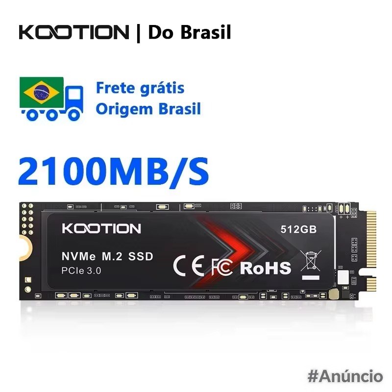SSD NVME Kootion X15Lite 1TB GEN3 Pcie 3.0 M2 2280