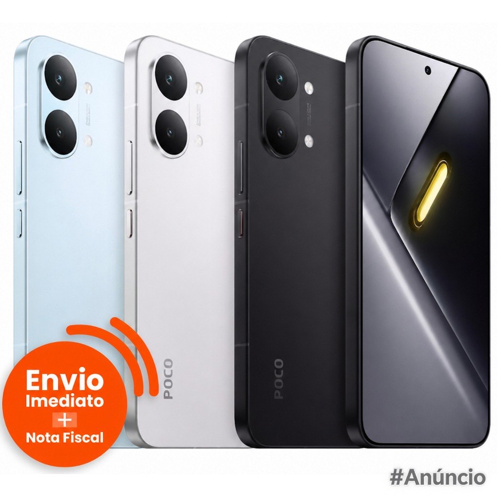 Celuar Xiaomi Poco X8 Pro 512GB / 256GB 5G NFC Versão Global Original e Envio Imediato Com NF