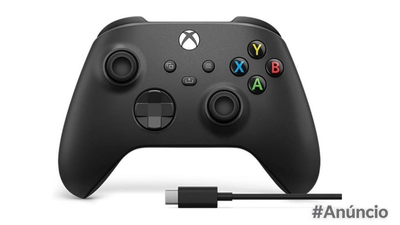 Controle para Xbox Sem Fio Carbon Black
