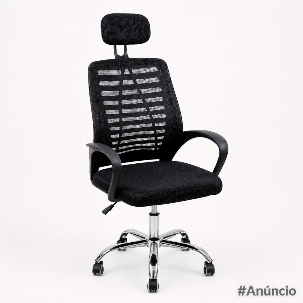 Cadeira Escritório Diretor Ergonômica Tela Mesh