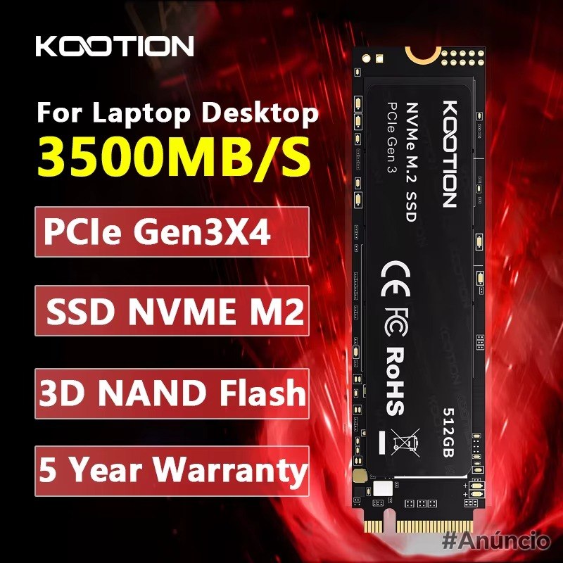 512GB 512GB Lite - Ssd Nvme Kootion