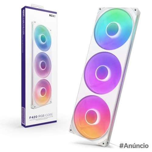 NZXT F420 RGB Core Triplo Branco 3x140mm