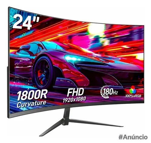 Monitor Gamer Curvo 24'' IPS Full HD 180Hz