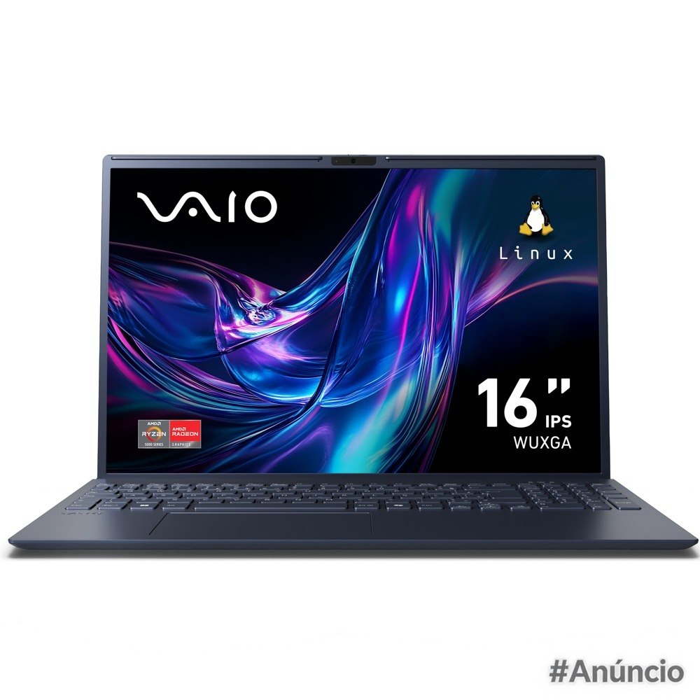 Notebook VAIO FE16 Ryzen 7 5825U 8GB 256GB