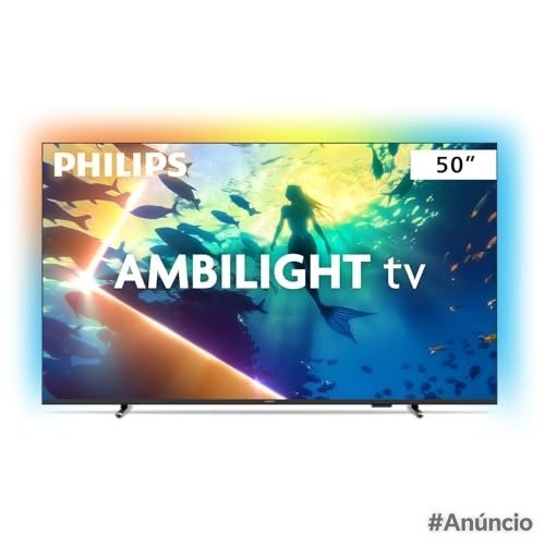 Smart TV Philips Ambilight 50" 4K 50PUG8100/78