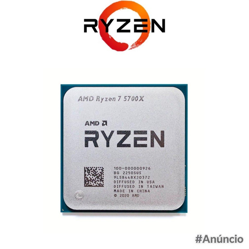 Processador AMD Ryzen 7 5700X 3.4GHz