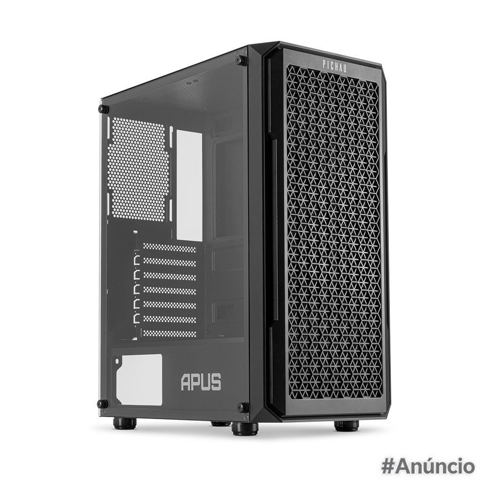 Gabinete Gamer Pichau Apus Black Mid-Tower