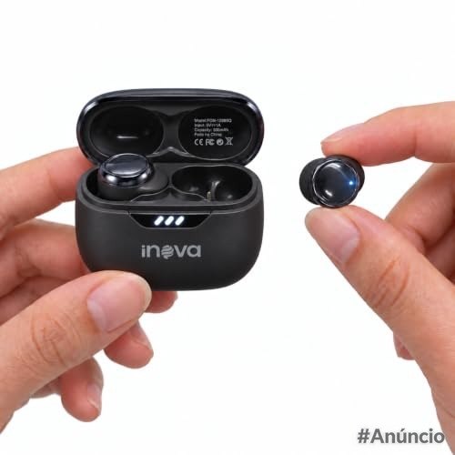 Fone de Ouvido Bluetooth para Dormir com ANC, Preto