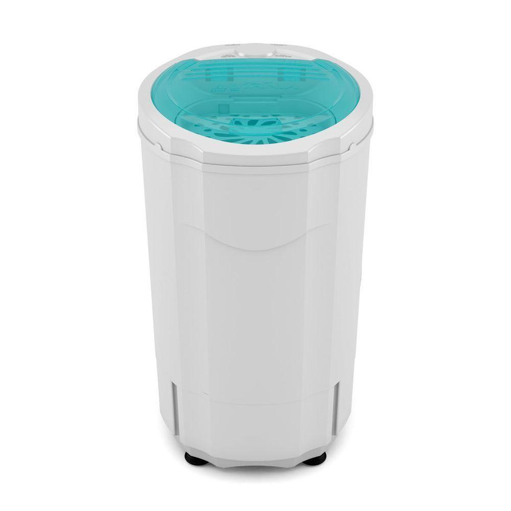 Centrífuga Britânia BCR1 na cor branca, com capacidade de 15kg e voltagem 110V, posicionada sobre superfície plana.