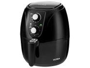 Air Fryer Ultra AF-UT-01 na cor preta, com design compacto e cesto removível, exibida em ângulo frontal