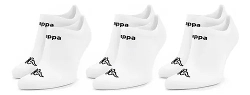 Meias Kappa Kit 3 Pares Sapatilha Soquete Invisivel