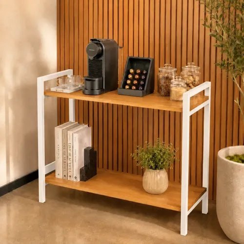 Mesa Aparador Cantinho Cafe para Sala Estar