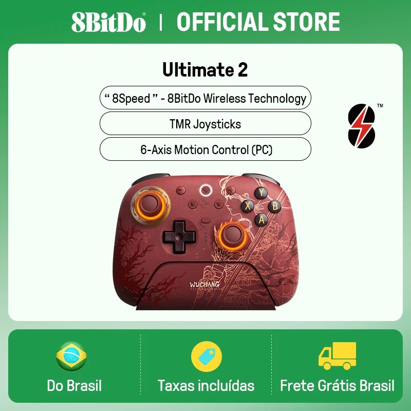 Controle 8BitDo Ultimate 2 Wireless com Dock