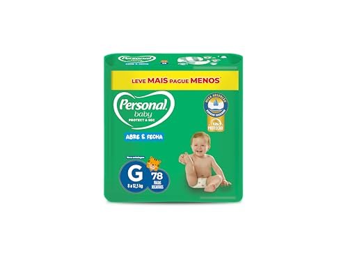 Fralda Personal Baby Protect & Sec Tamanho G, 78 Unidades
