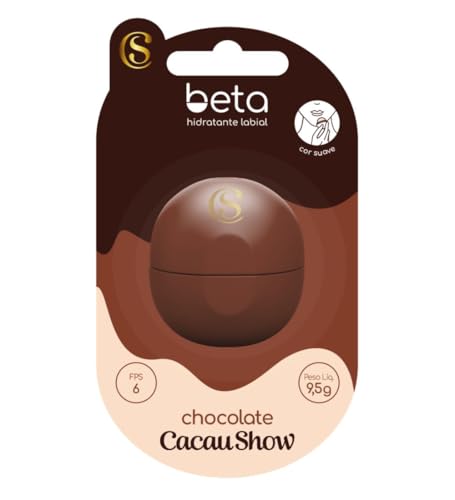 Hidratante Labial Beta FPS 6 Chocolate Cacau Show 9,5g