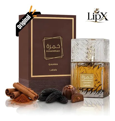 Perfume Árabe Khamrah Qahwa Unissex 100ml Lattafa