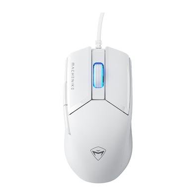Mouse Gamer com Fio Machenike M7 Pro 12800 DPI Branco