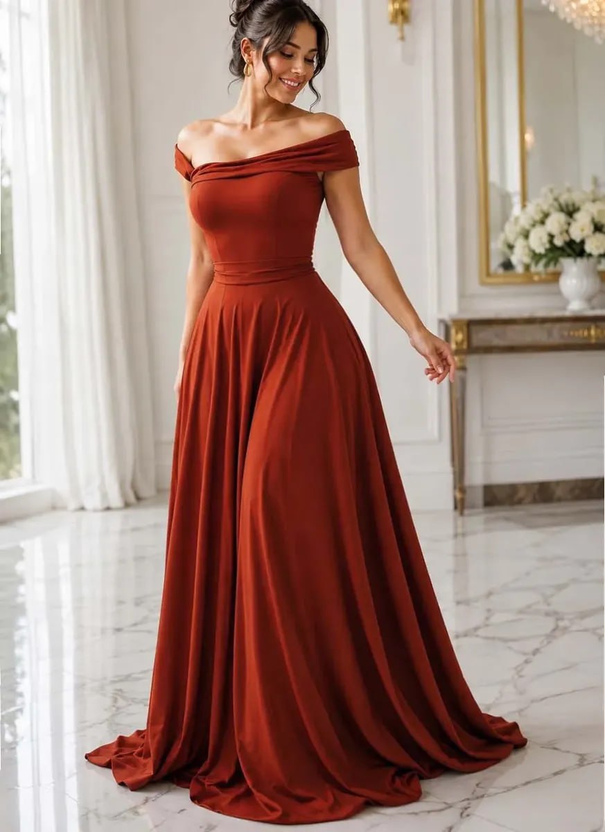 Vestido Longo de Festa Madrinha Assimétrico Ox172