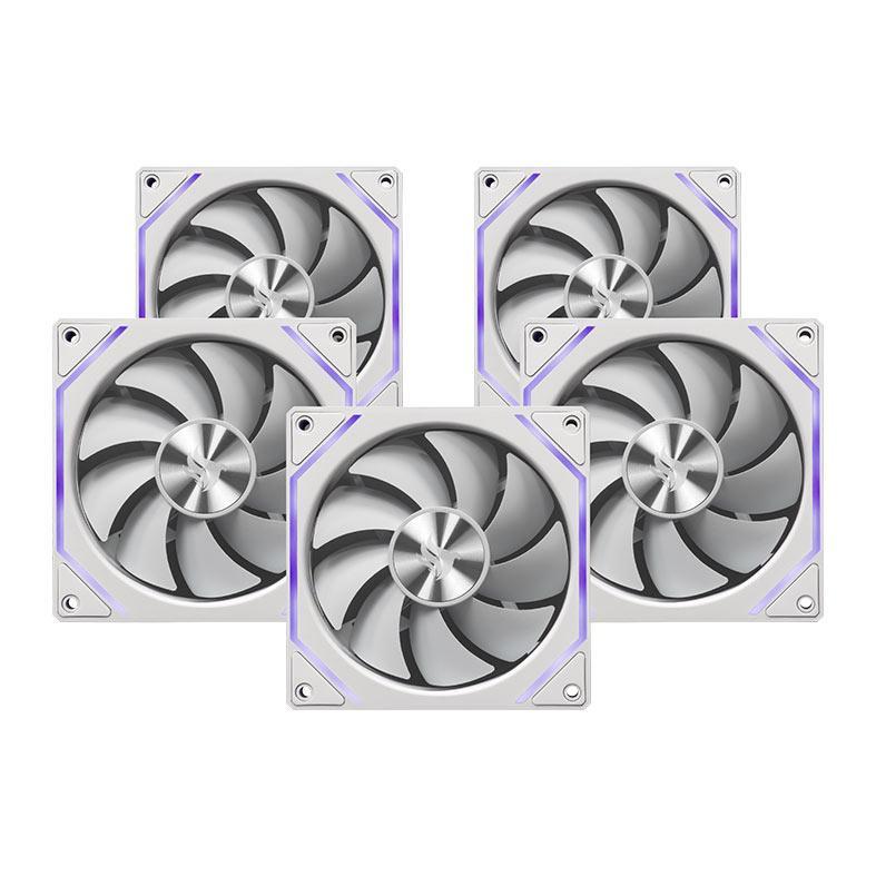 Kit Cooler Pichau Ventus NX ARGB 5x120mm Branco